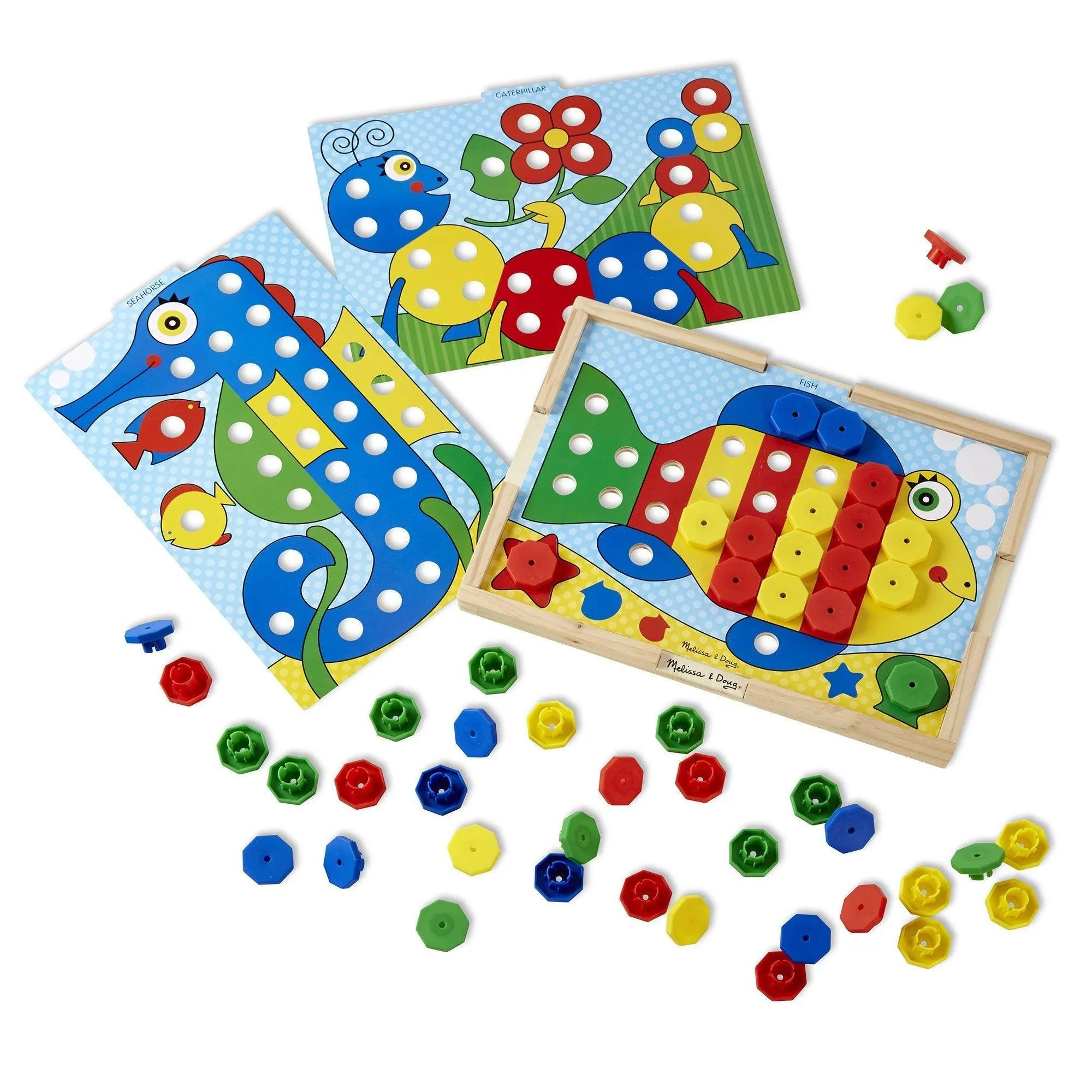 Melissa & Doug Sort And Snap Colour Match Desktop Replica