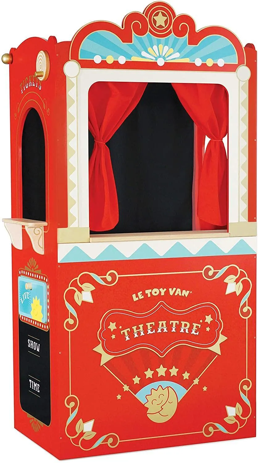 multicultural Le Toy Van Wooden Educational Puppet Theatre