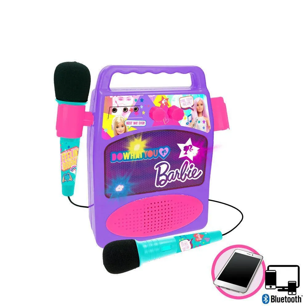 Dynamic Sculpture Collectible Toy Barbie Toy Bluetooth Sound Amplifier with Microphones & Lights