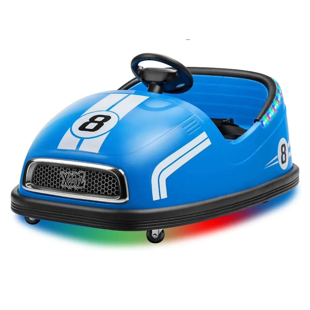 Assembly Required Artistic expression Xootz Big Bumper Car ?C Two-Seater Rideon - 360 Spin Ride-On - Blue