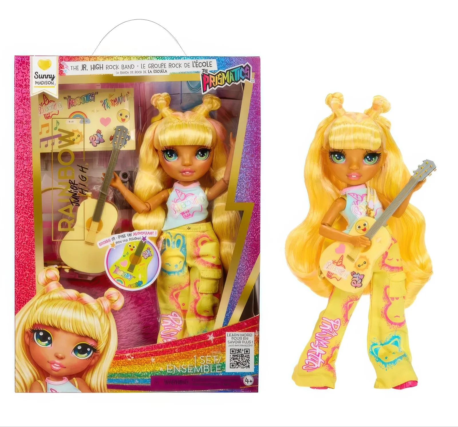 Rainbow High Jr High Rock Band - Sunny Yellow 23cm Fashion Doll Preservation Tool
