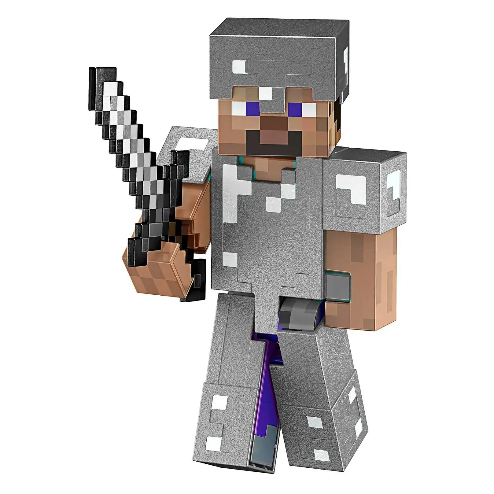 Minecraft Diamond Level Steve Action Figure Detailed Hero Insect Model