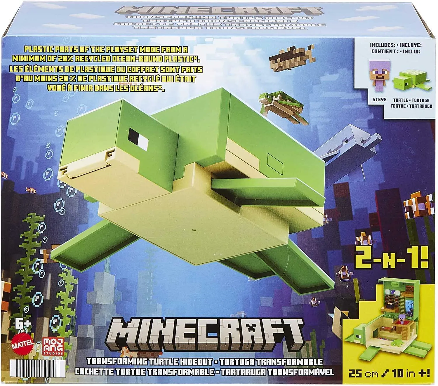 Minecraft Transforming Turtle Hideout Playset Ecommerce