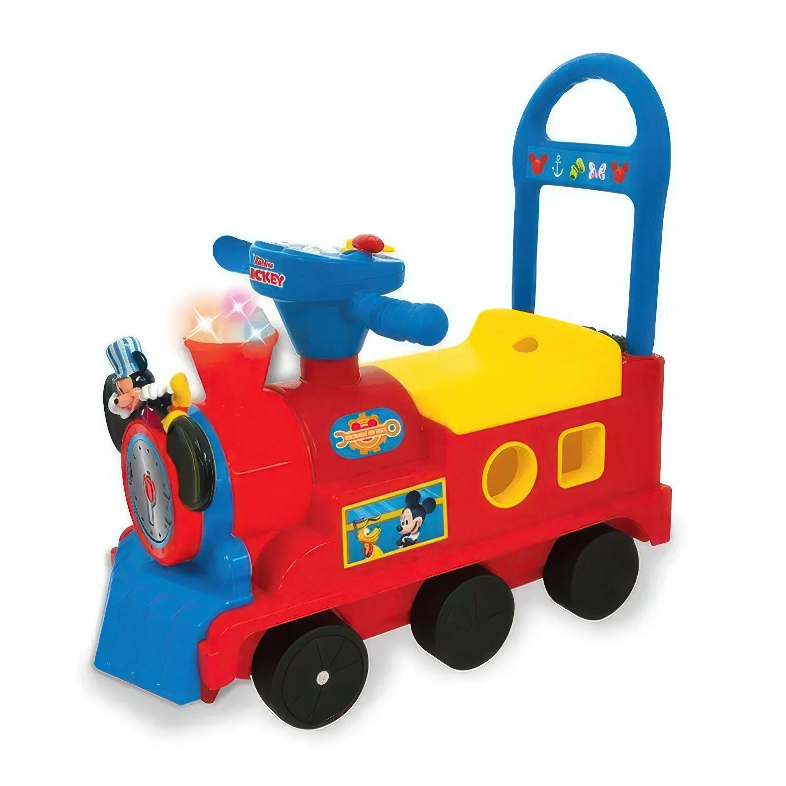 Disney My First Steps Mickey Train Ride-on Swapable Head