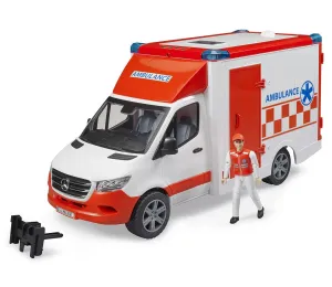 Seasonal Rotation Limited Hero BRUDER MB Sprinter Ambulance with Driver