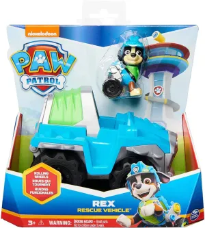 Personalized Gift Fine Detail PAW Patrol Rex??s Dinosaur Rescue Vehicle with Figure