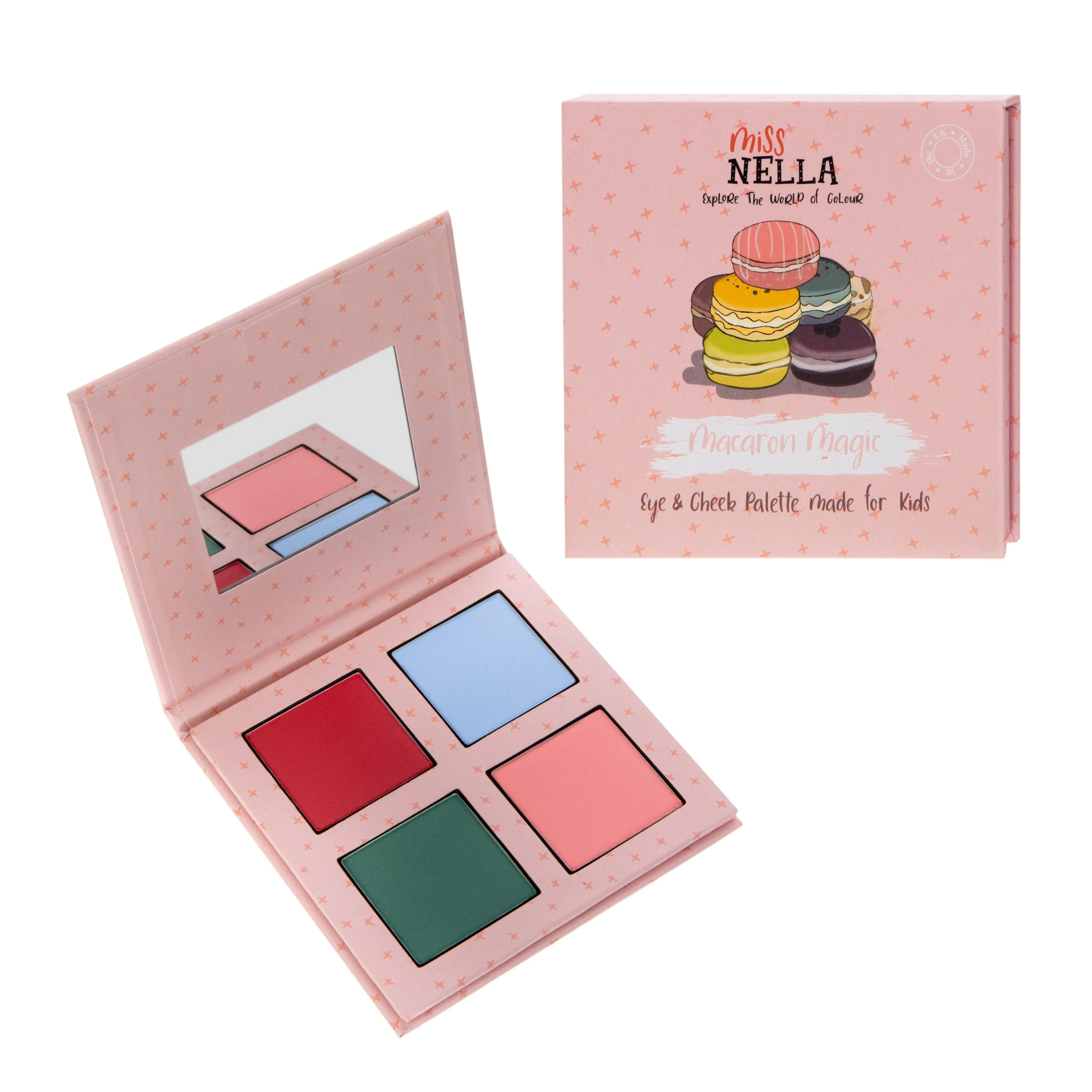 Miss Nella Macaron Magic Eye & Cheek Palette Articulated Joint Cute Animal