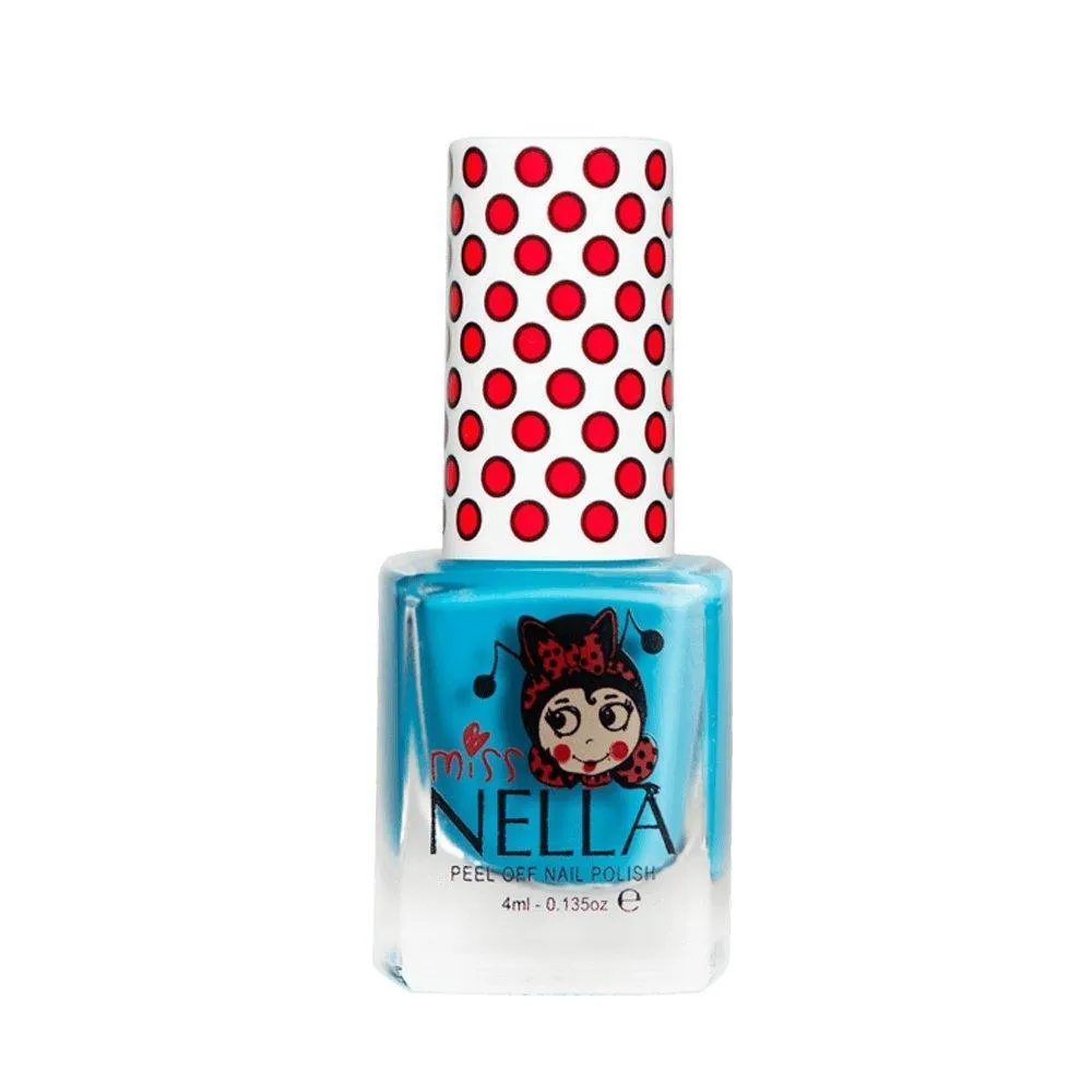 Shareable Content Kawaii Design Miss Nella Mermaid Blue 4ml Peel off Kids Nail Polish