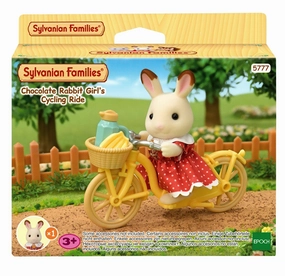 Educational Toy Sylvanian Families Chocolate Rabbit Girl's Cycling Ride