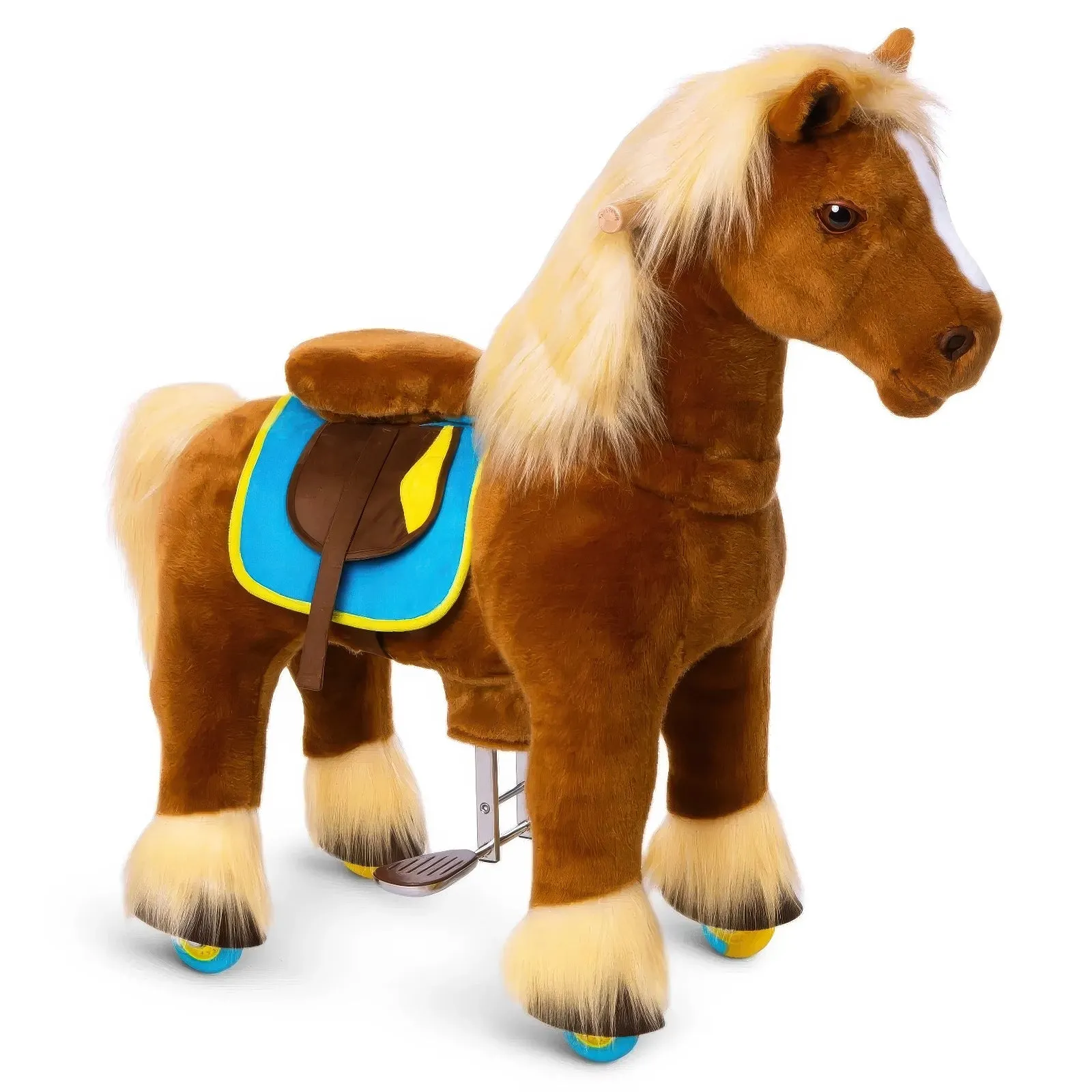 Detailed Figure PonyCycle Mechanically Walking Ride-On Premium Model X - Brown