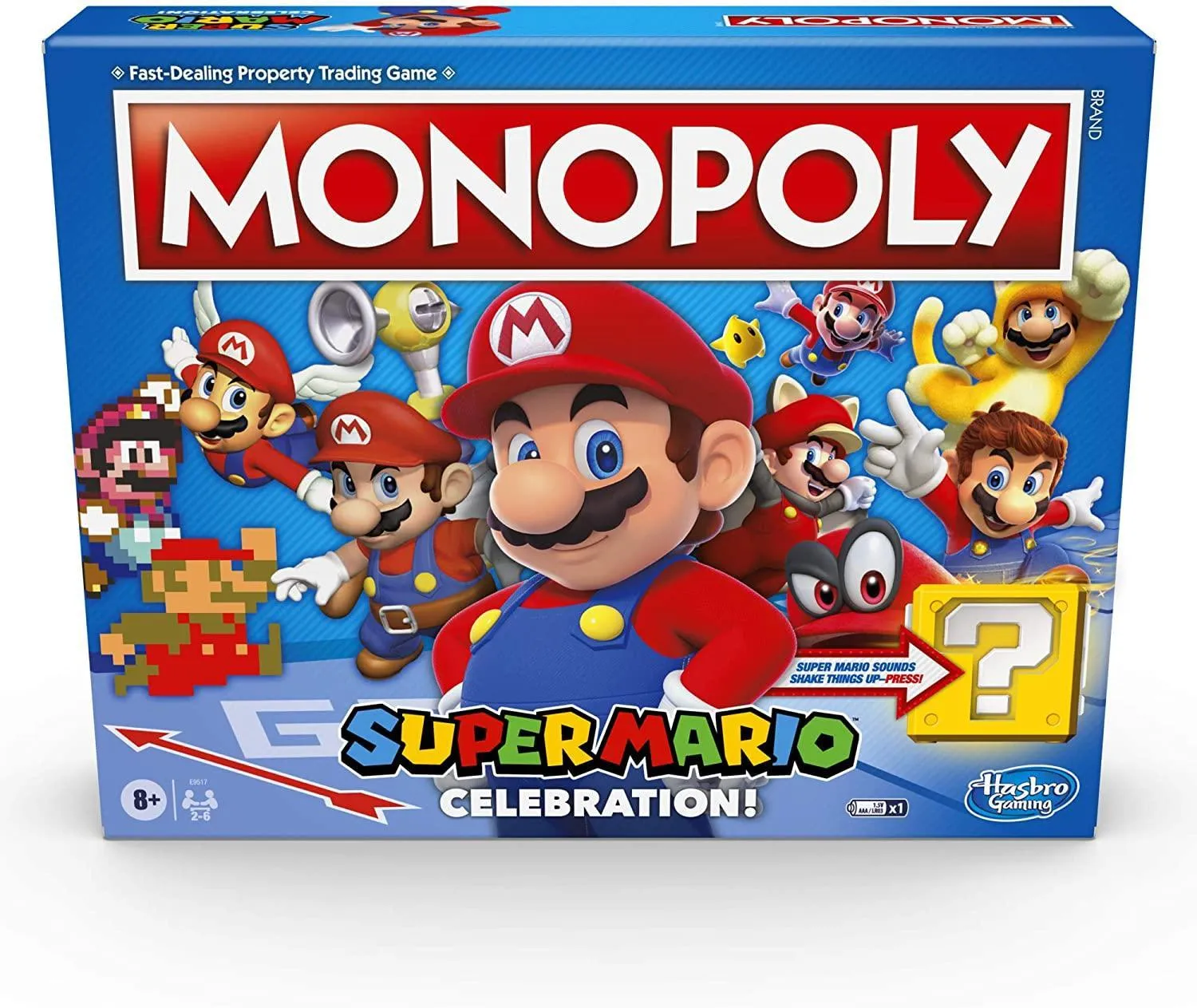 Monopoly Super Mario Celebration Edition Board Game Modern Art Wildlife Replica