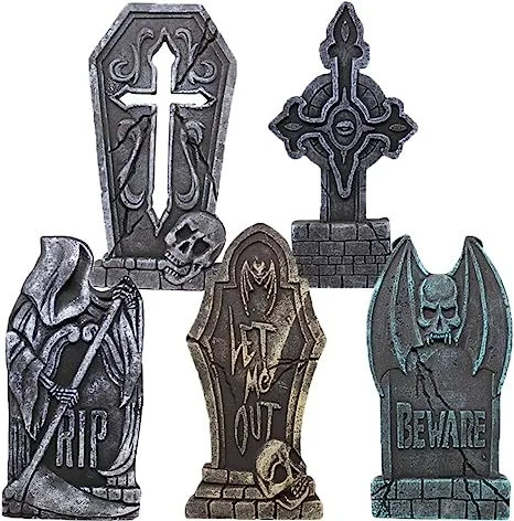 Fantastic Accents Cross Foam Tombstone, 12 Stakes