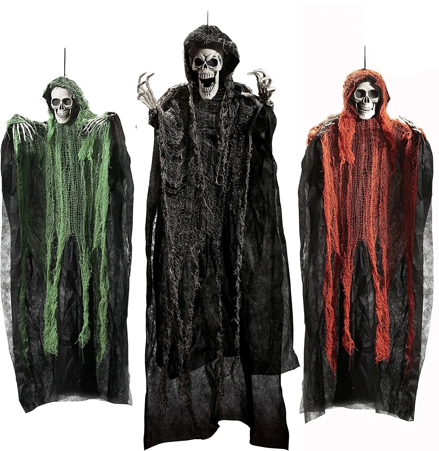 Enchanting Masks 3Pcs Halloween Grim Reapers One 47aa??and Two 35aa??"<ul>