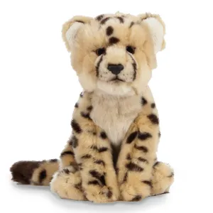 Collection Showcase High Quality LIVING NATURE Cheetah 25cm Cub Plush