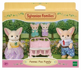 Family friendly Sylvanian Families Desert Fox Family Figures