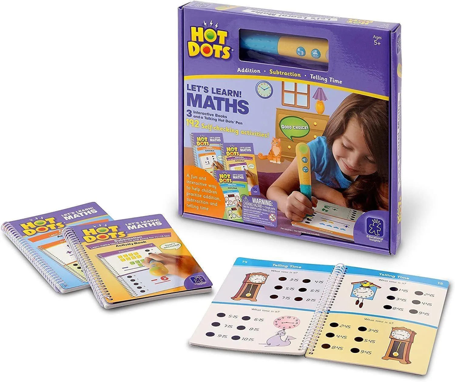Learning Resources Hot Dots Let's Learn! Maths Bronze Cast