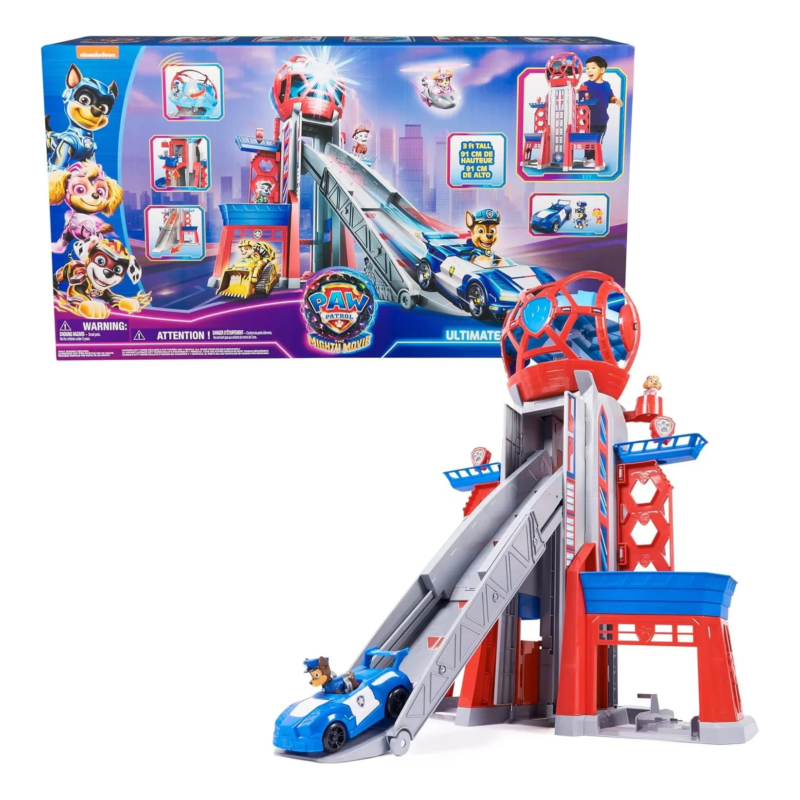 Gold Leaf Paw Patrol Movie Ultimate City XXL Transforming Lookout Tower