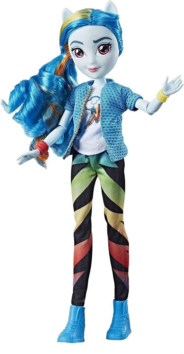 My Little Pony Equestria Girls Rainbow Dash Classic Style Doll Collectors Statue Desktop Model