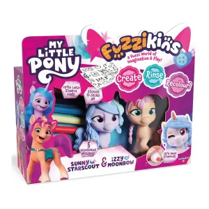 PVC Figure Birthday gift My Little Pony Fuzzikins Sunny & Izzy Twin Pack