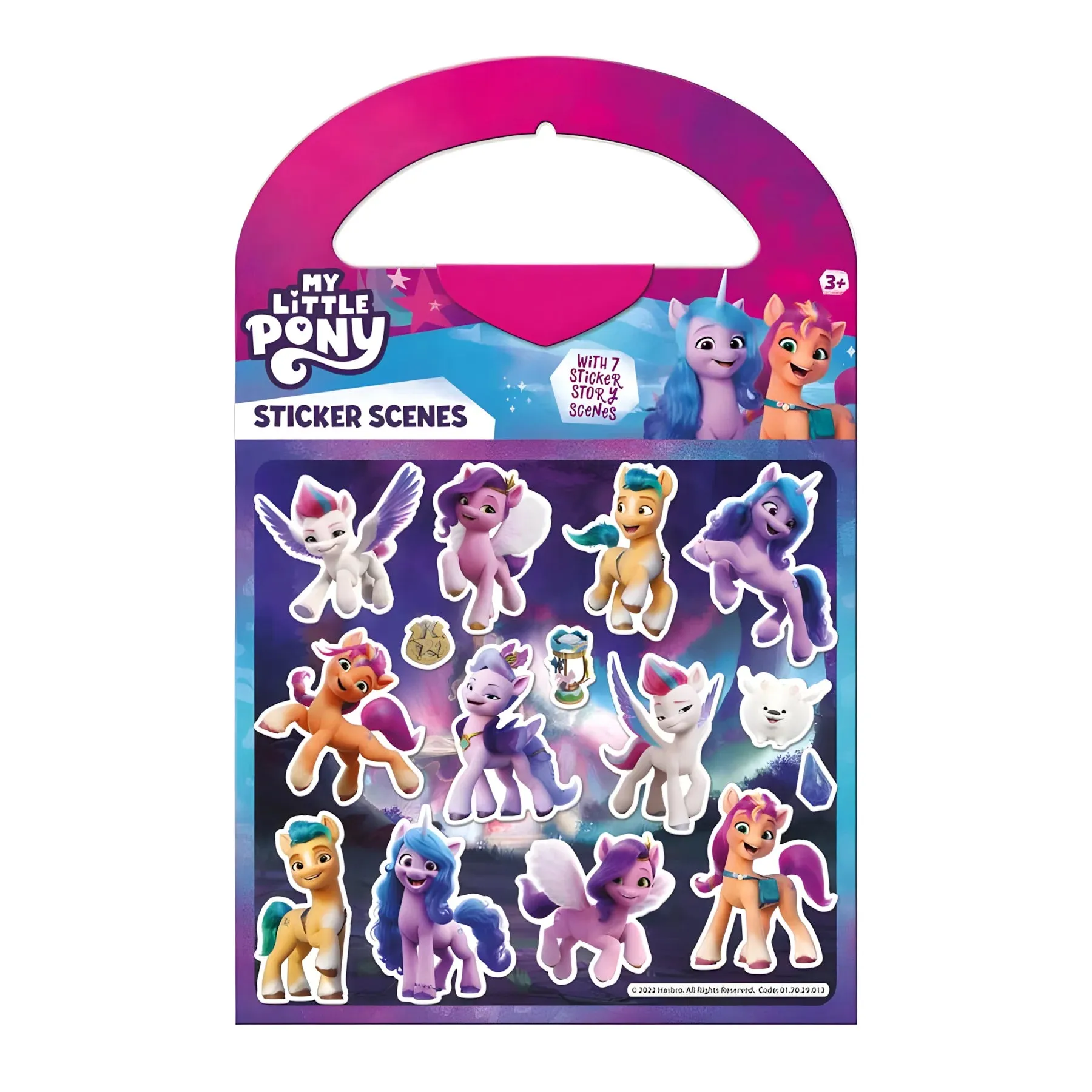 My Little Pony Sticker Scene Activity Set Bird Model Chibi Toy