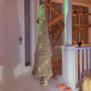 E Ornaments Playful Lights 65in Halloween Animated Hanging Cocoon Decoration