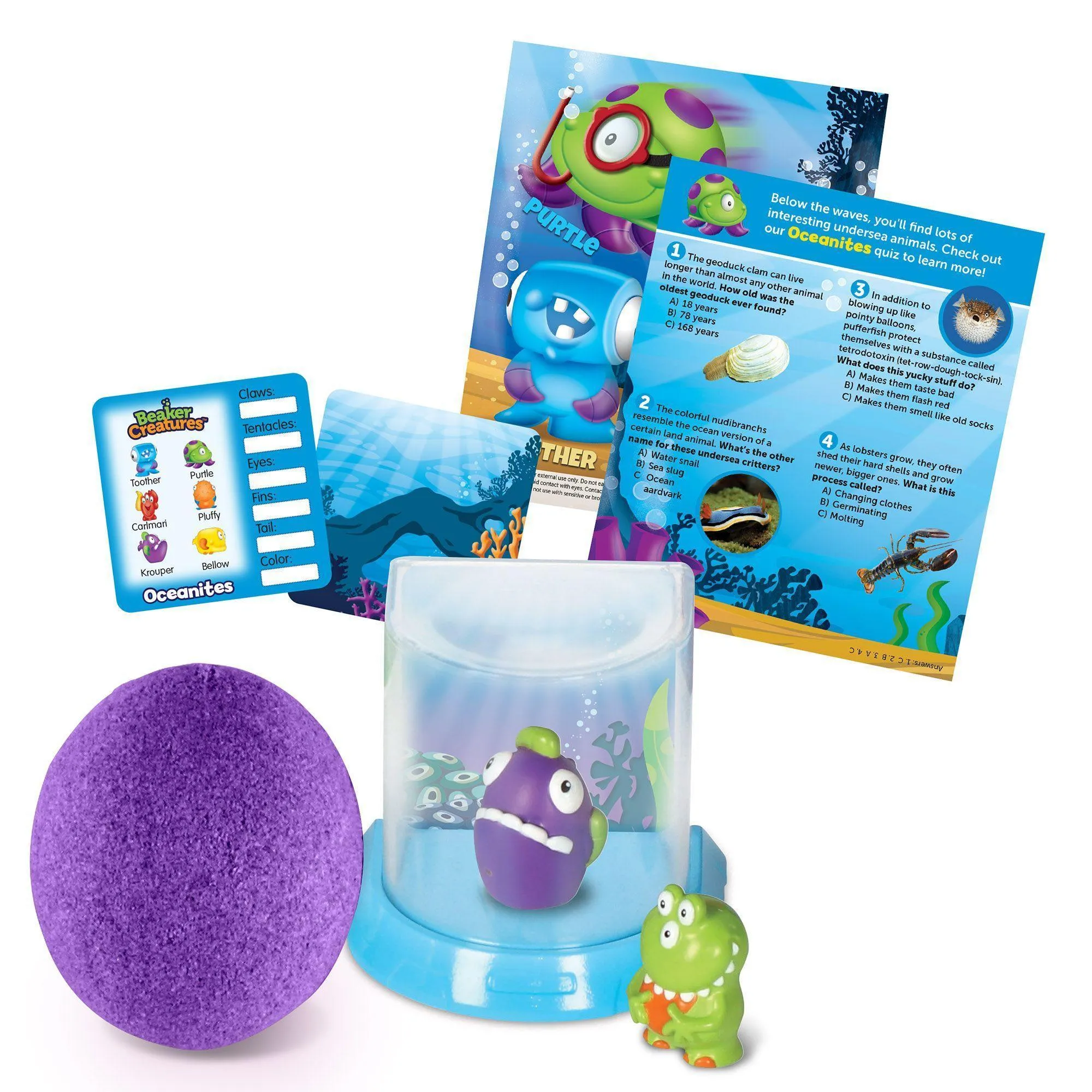 Desktop Toy Learning Resources Beaker Creatures? 2-Pack with Bio-Home