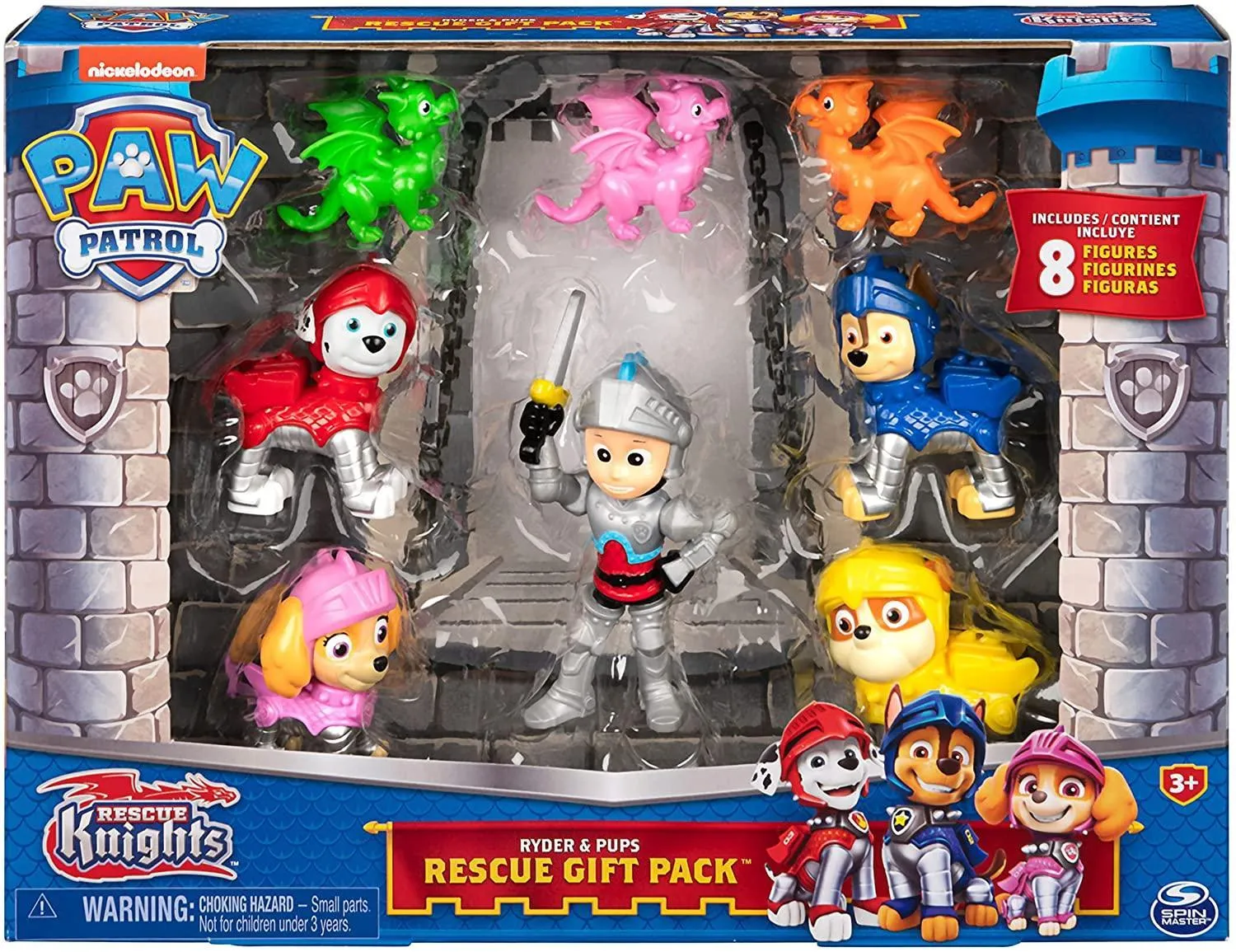 Archival Quality PAW Patrol Rescue Knights Ryder & Pups Rescue Gift Pack