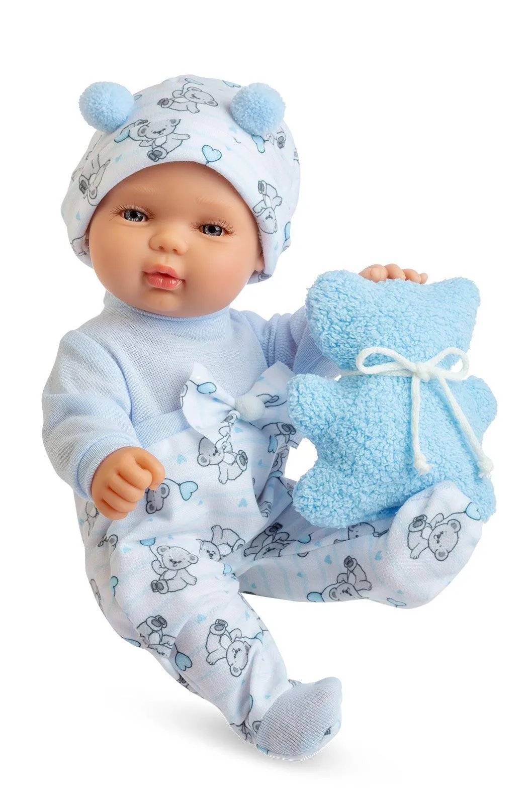 Robot Mecha Sci-Fi Robot Berjuan 498 Baby Smile Pyjama Doll 34cm - Blue