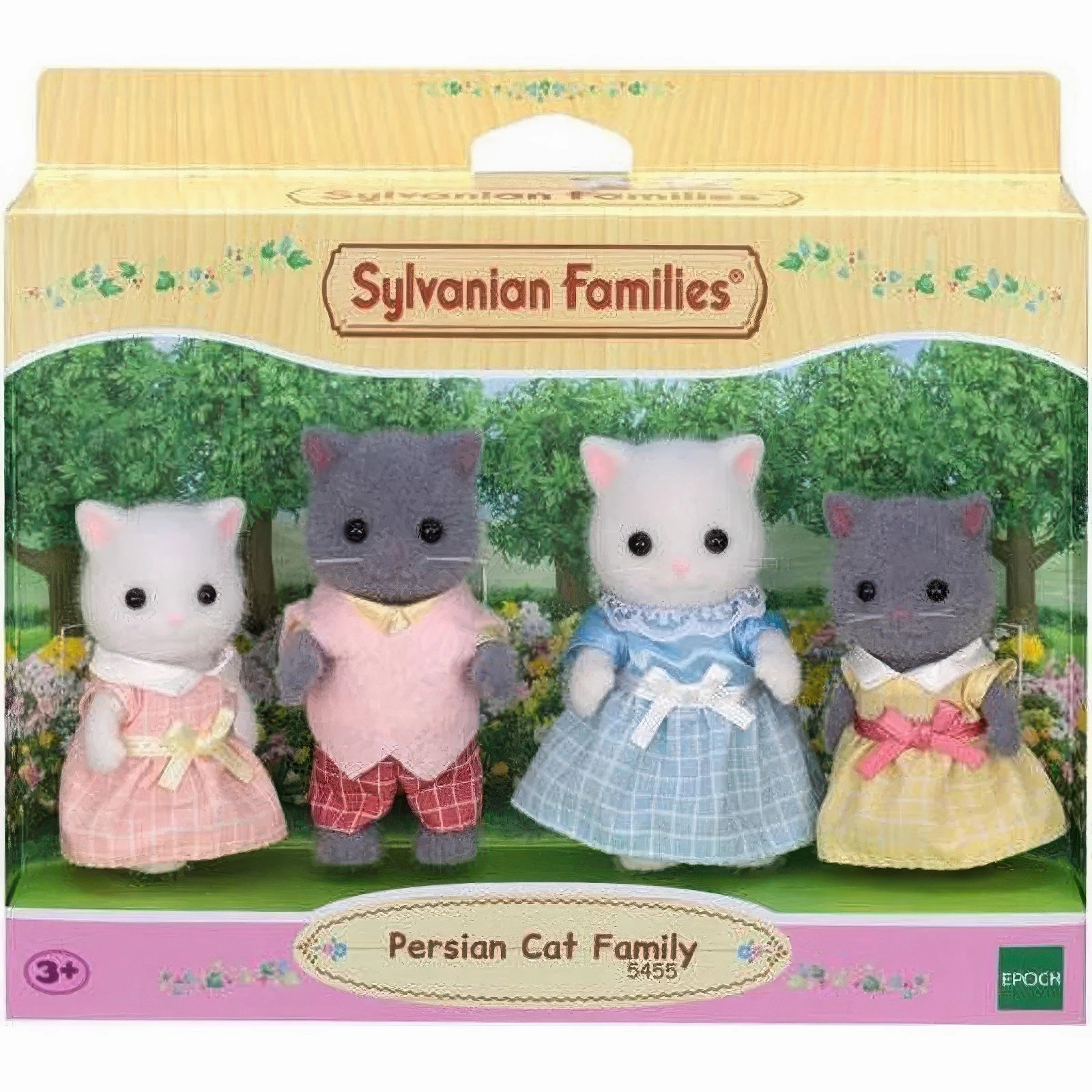 Sylvanian Families Persian Cat Family Character Hero