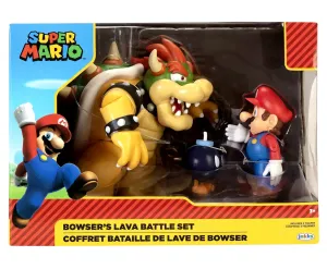 Nintendo Super Mario Bowser Lava Battle Set Traditional Craft Music Icon