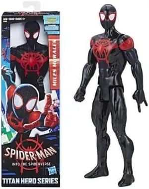 Spider-Man 12-inch Titan Figure Miles Morales Battle Stance
