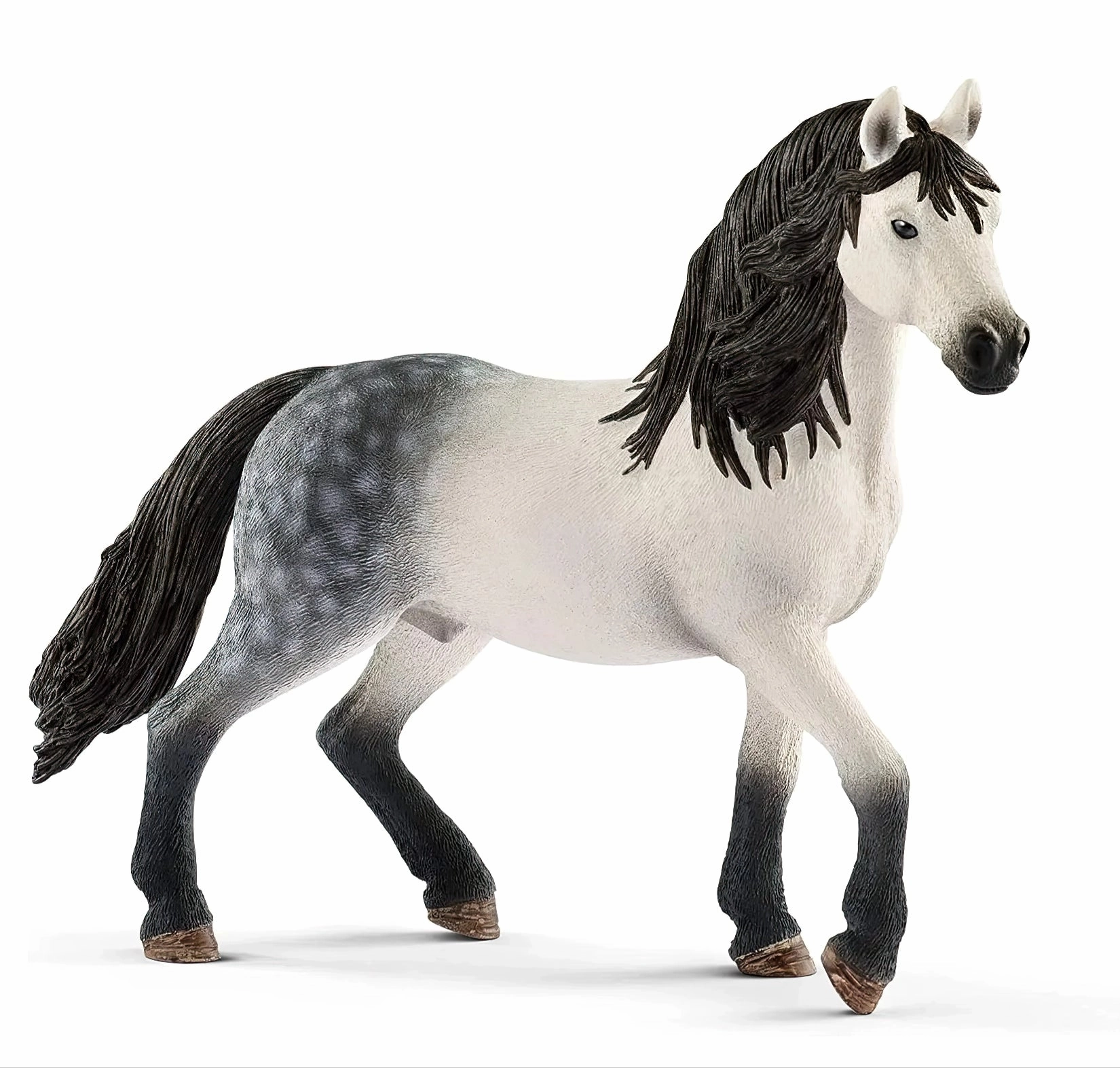 SCHLEICH 13821 Andalusian Stallion Figure Wild Animal Silver Coated