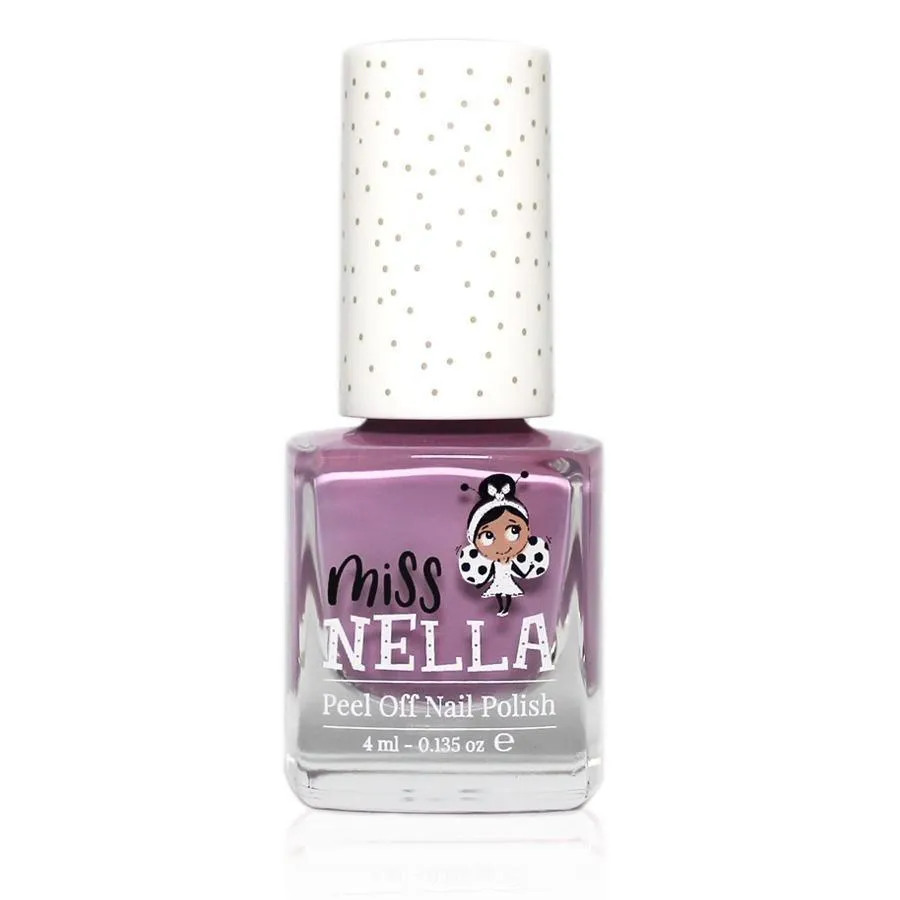Miss Nella Bubble Gum 4ml Peel off Kids Nail Polish Posable Action Animal Statue