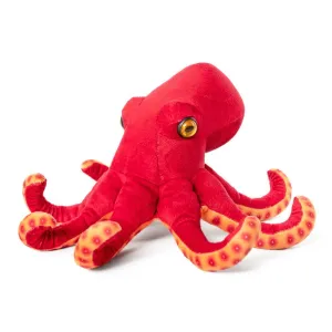 LIVING NATURE Common Octopus Soft Toy 27cm Classic Toy High Quality