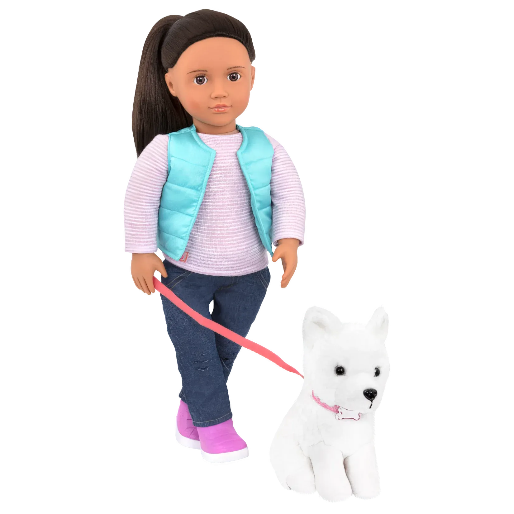 Our Generation Cassie Deluxe 46 cm Doll & Pet Set Posable Doll