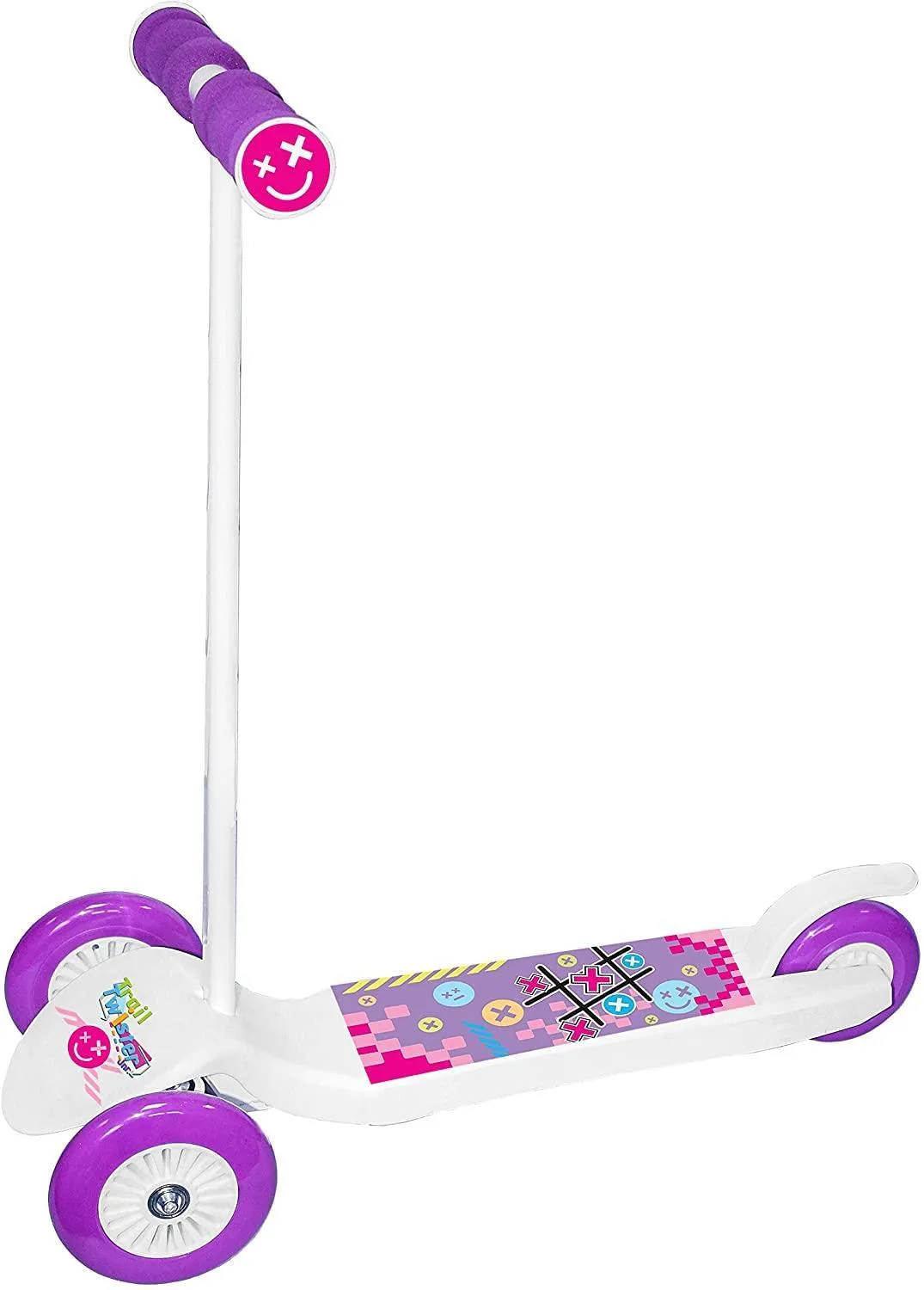 Flexible Figure Ozbozz Trail Twist Junior Girls Scooter - White