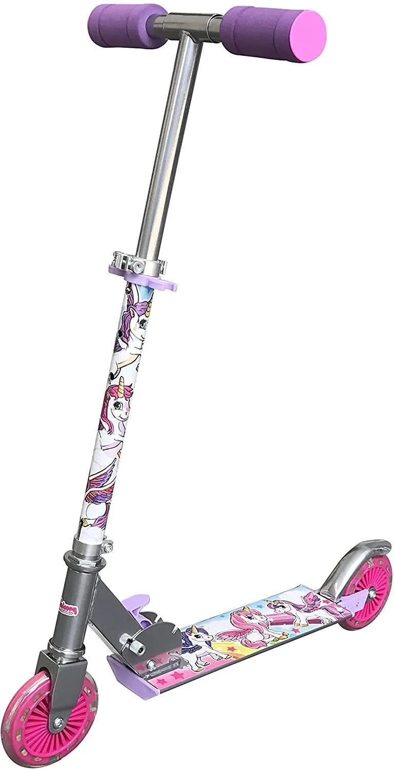 Emotional Connection Wild Animal Ozbozz Unicorn Scooter with Light up Wheels