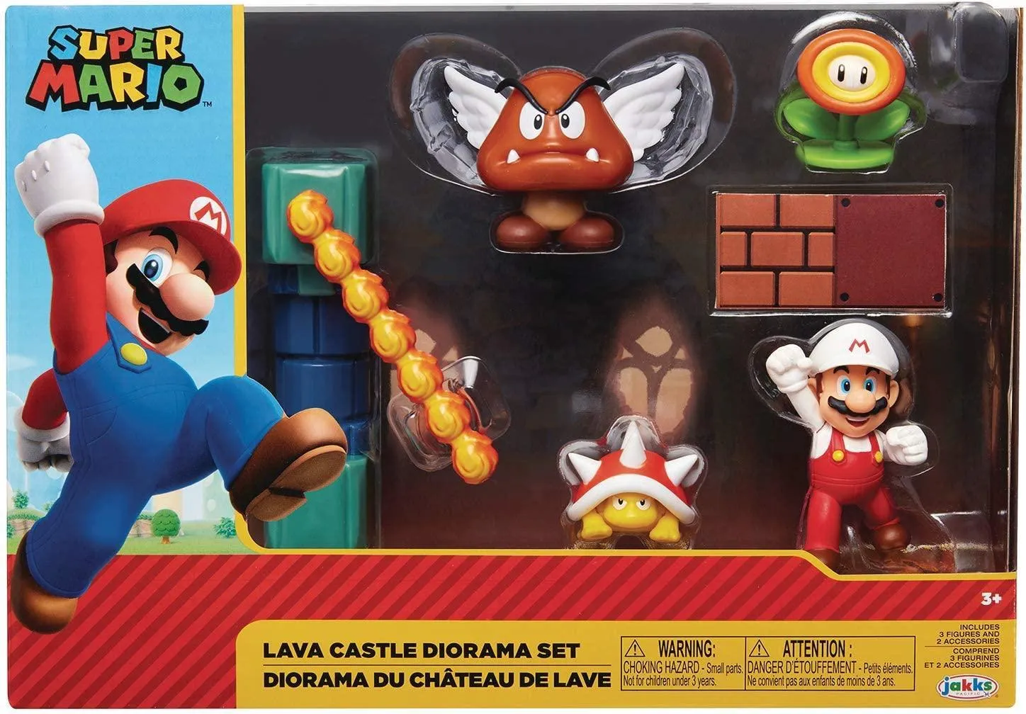 Vehicle Replica Battle Toy Super Mario JPA40015 Nintendo Lava Castle Playset
