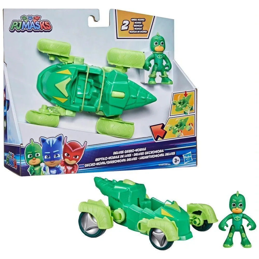 PJ Masks Deluxe Gekko-Mobile Vehicle Articulated Statue