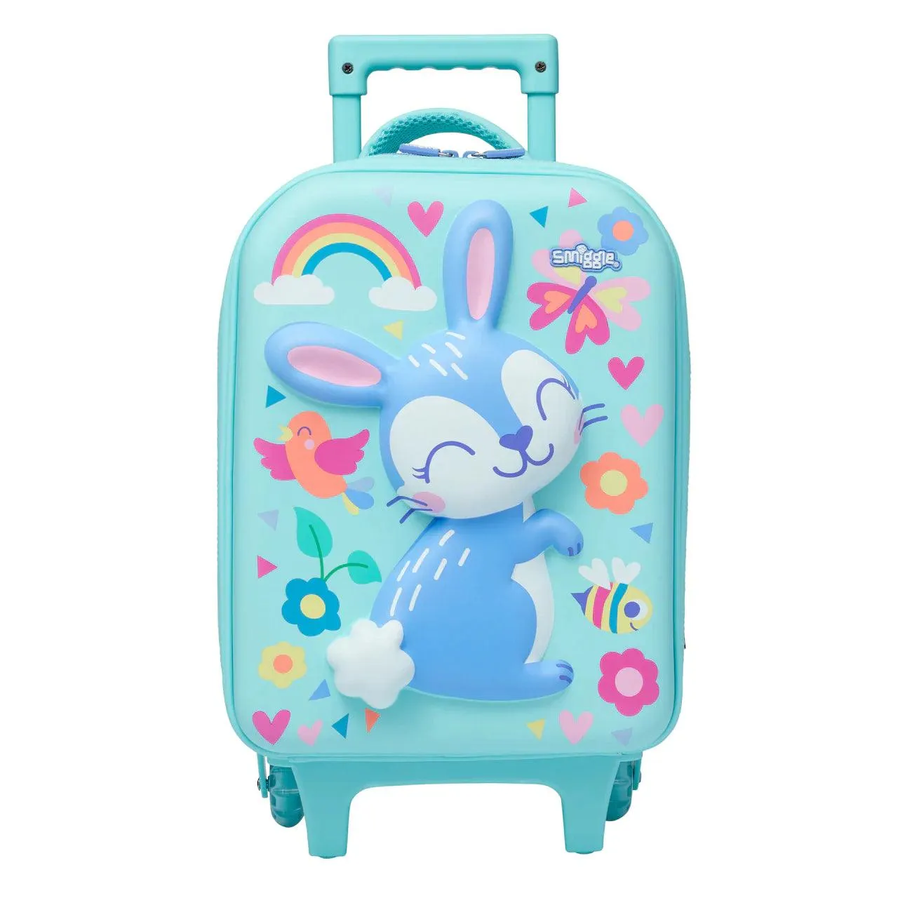 SMIGGLE Animalia Junior Hardtop Trolley Bag - Mint Miniature Model
