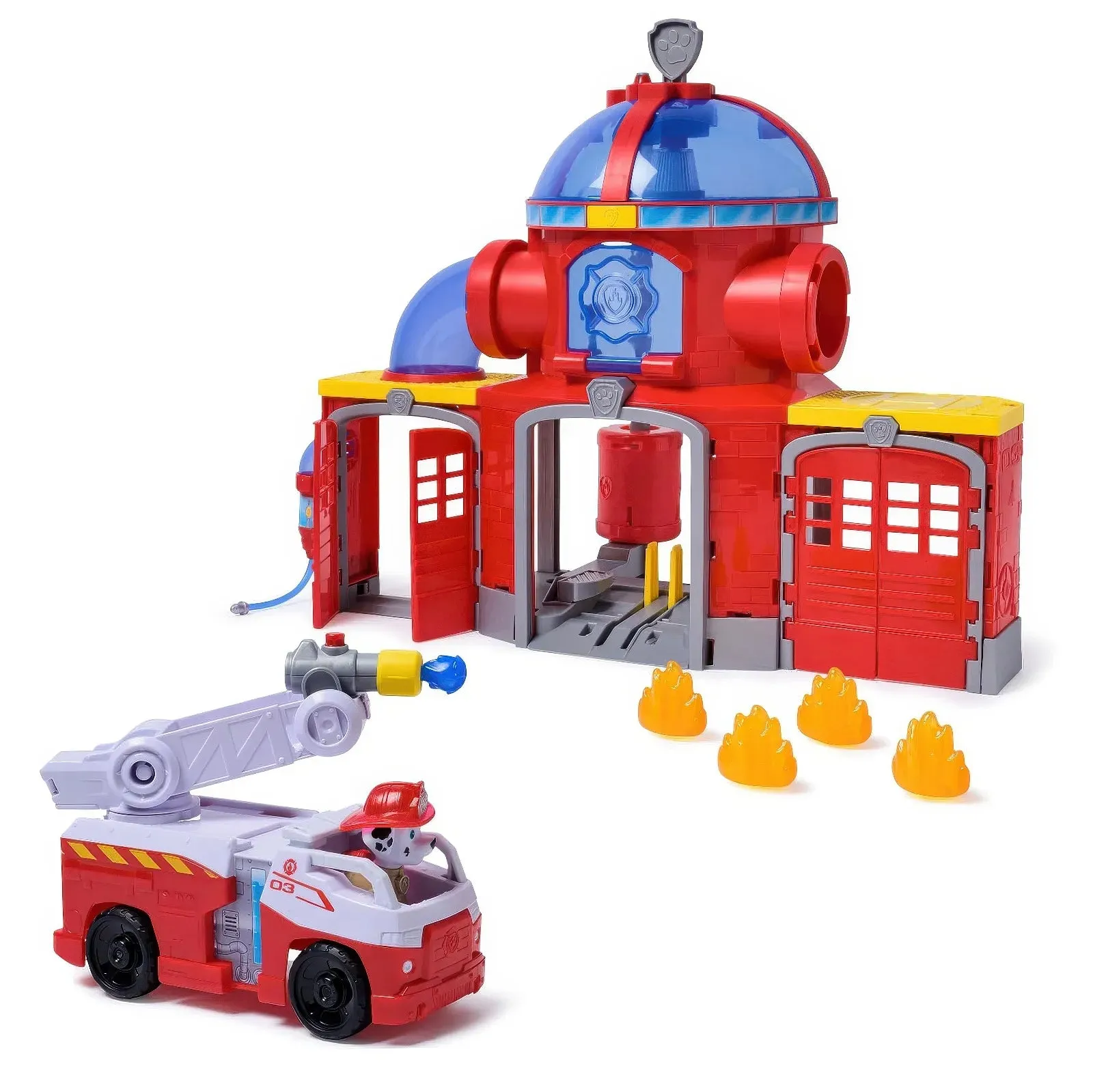 Abstract Form Posable Figure PAW Patrol Fire Rescue Command Centre