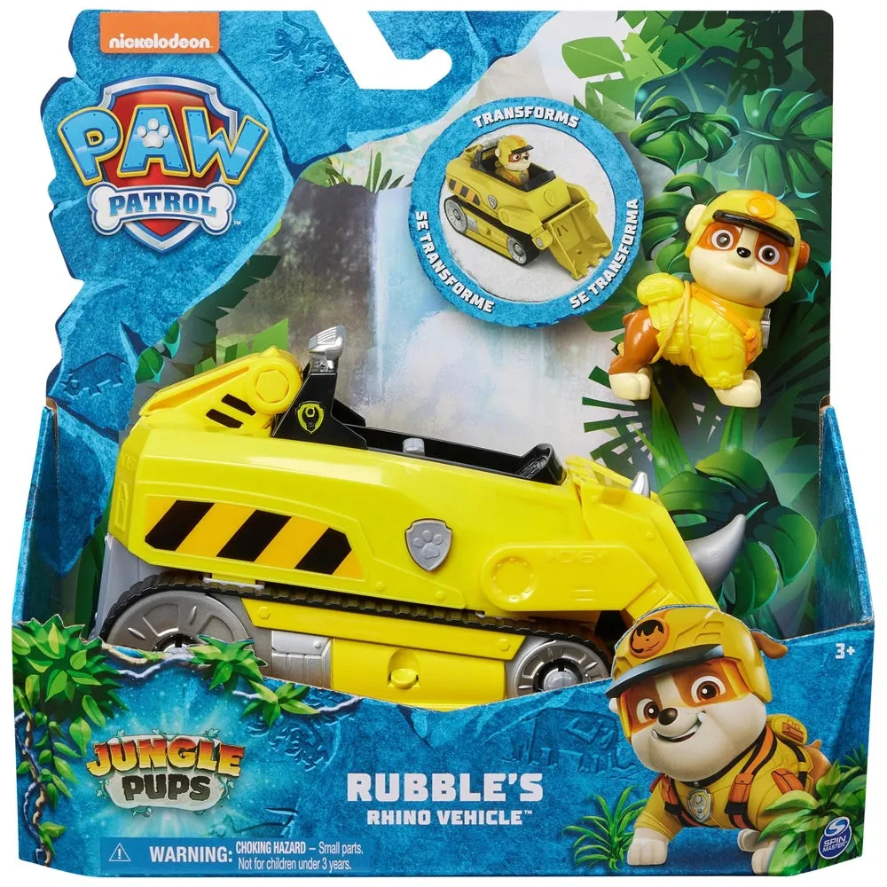 PAW Patrol Jungle Pups ?C Rubble Rhino Rescue Vehicle Modern Technique