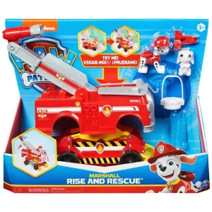 Fairytale Character Silver Coated PAW Patrol Marshall Rise and Rescue Transforming Toy Car