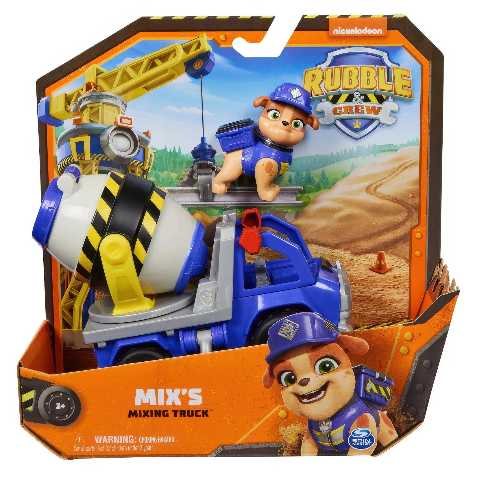Generational Gift Video game PAW Patrol Rubble & Crew Mix??s Cement Mixer Vehicle