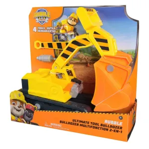 PAW Patrol Rubble And Crew Rubble Ultimate Tool Bulldozer PVC Model