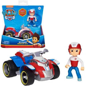 PAW Patrol Ryder's Rescue ATV Vehicle and Figure Recycled plastic