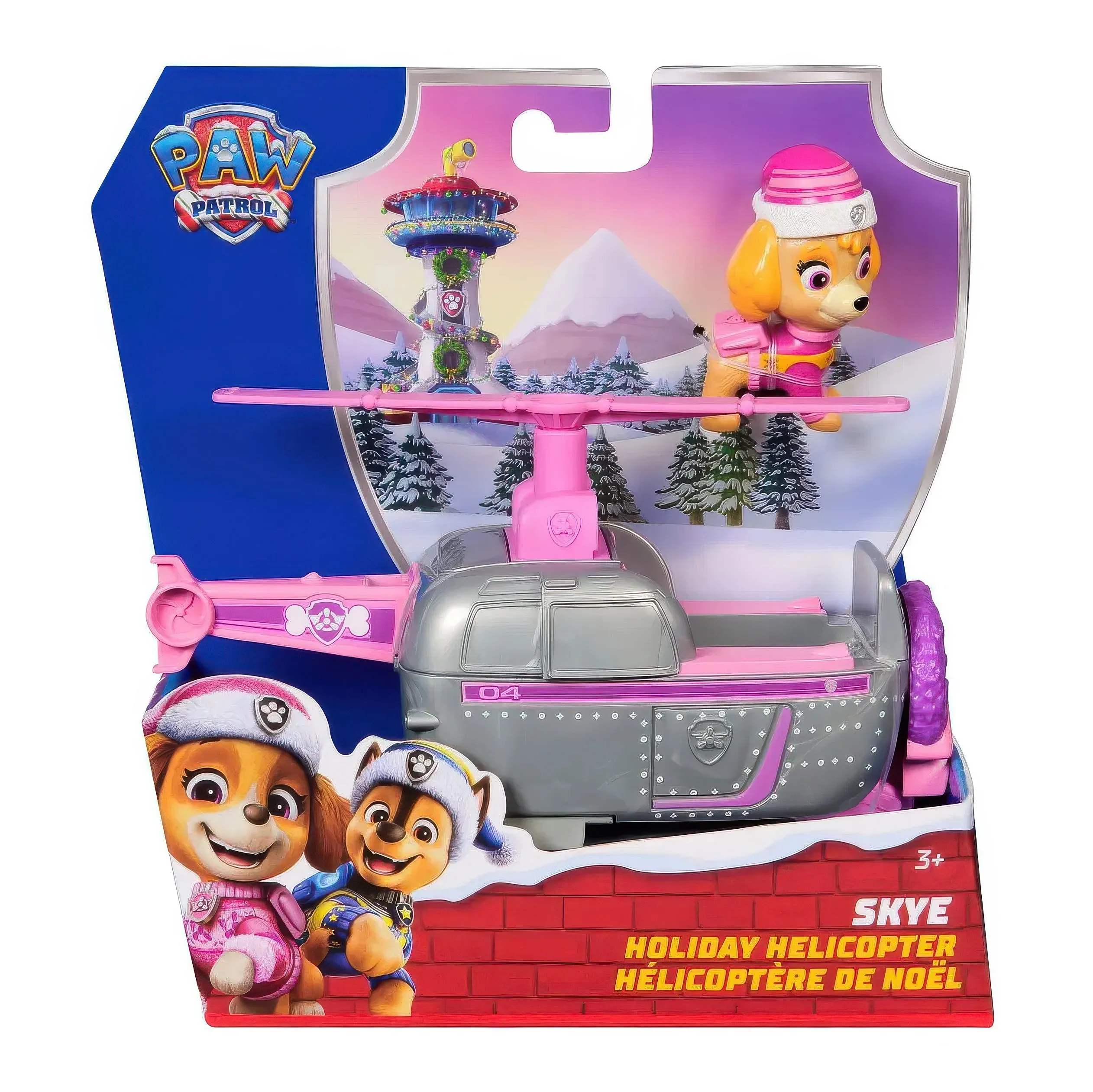 PAW Patrol Skye Christmas Holiday Helicopter Battle Statue Ancient Sculpture