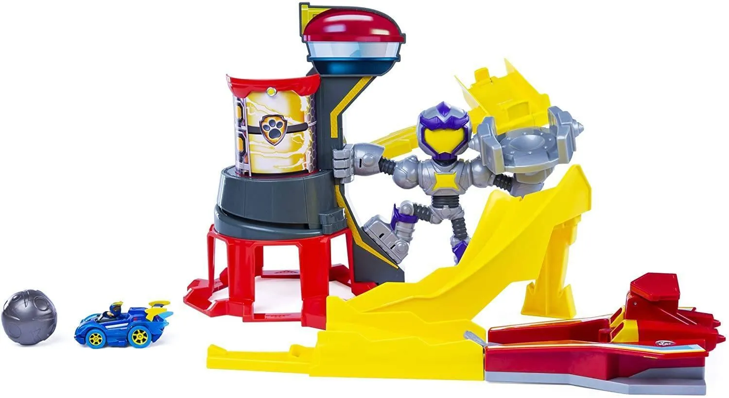 PAW Patrol True Metal Mighty Meteor Track Set Construction Vehicle