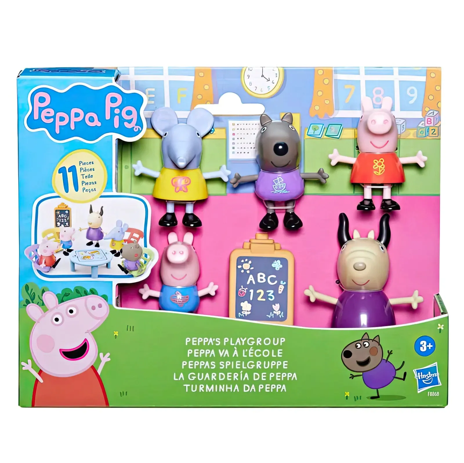 Hero Replica Peppa Pig Adventures School Playgroup Playset