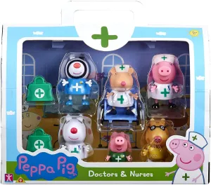 Imaginary Play Peppa Pig Doctors And Nurses Figure Pack